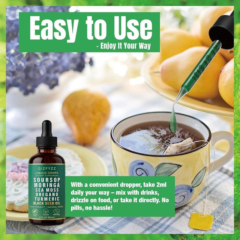 QIZFYZZ: Soursop Bitters Liquid Drops 10-in-1